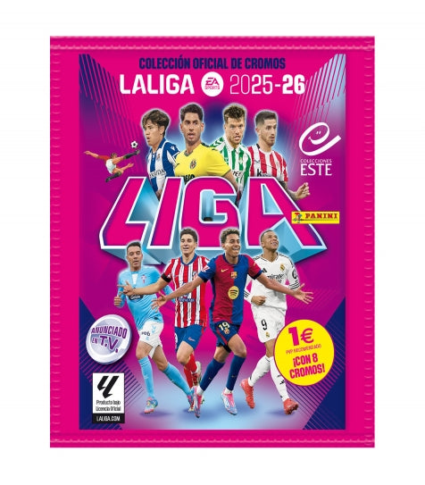 CAJA 50 SOBRES LIGA ESTE 2025/2026 🇪🇸