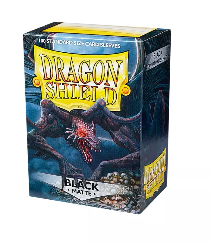 FUNDAS STANDARD MATTE NEGRO (100 FUNDAS) DRAGON SHIELD