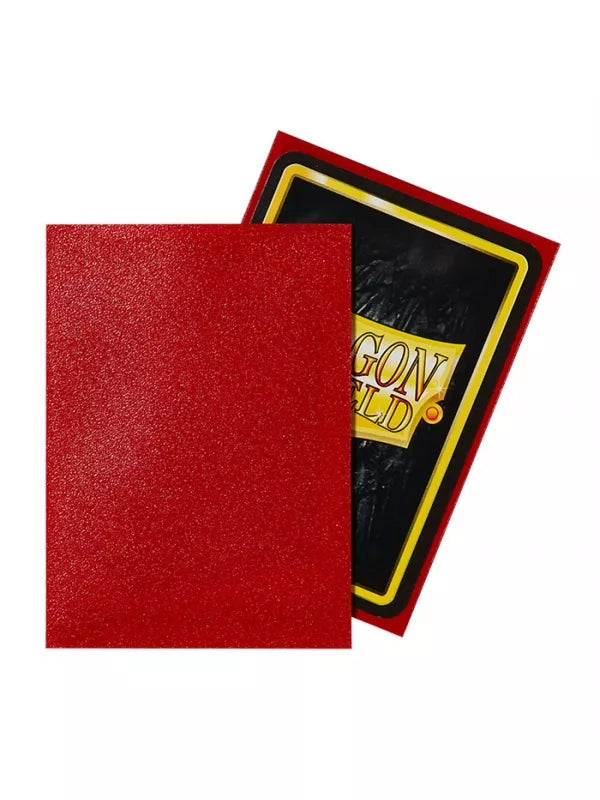 FUNDAS STANDARD MATTE RUBY (100 FUNDAS) DRAGON SHIELD