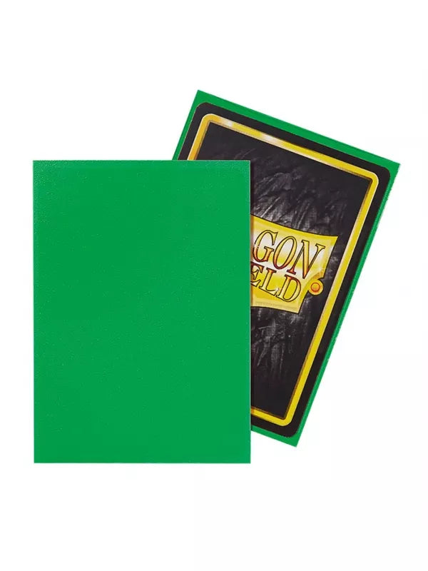 FUNDAS STANDARD MATTE VERDE MANZANA (100 FUNDAS) DRAGON SHIELD