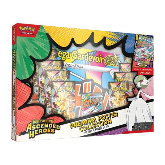 CAJA PREMIUM POSTER COLLECTION MEGA GARDEVOIR HÉROES ASCENDENTES  🇪🇸