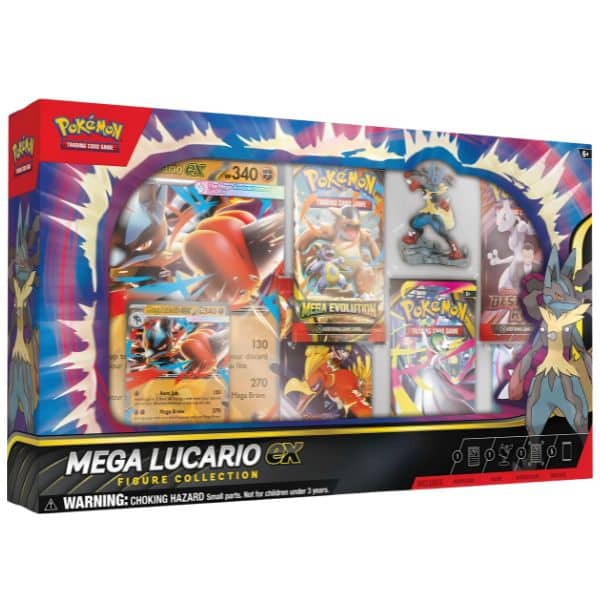 CAJA CON FIGURA MEGA LUCARIO EX 🇪🇸